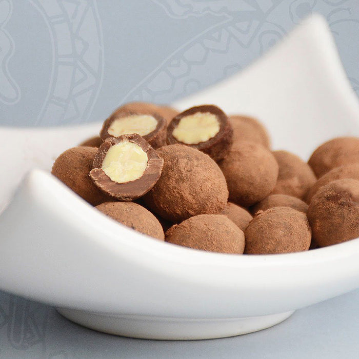 ALMENDRAS CHOC. CON LECHE TIPO TRUFA