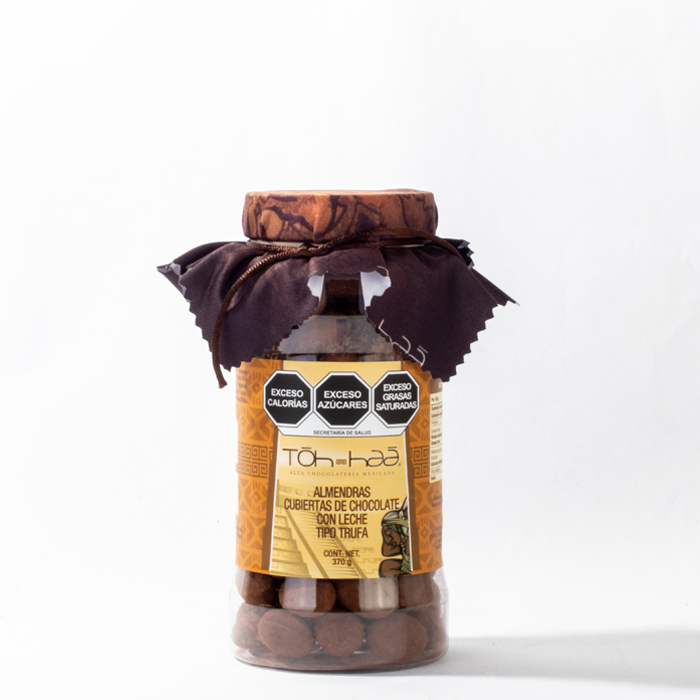 ALMENDRAS CHOC. CON LECHE TIPO TRUFA