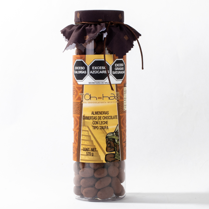 ALMENDRAS CHOC. CON LECHE TIPO TRUFA